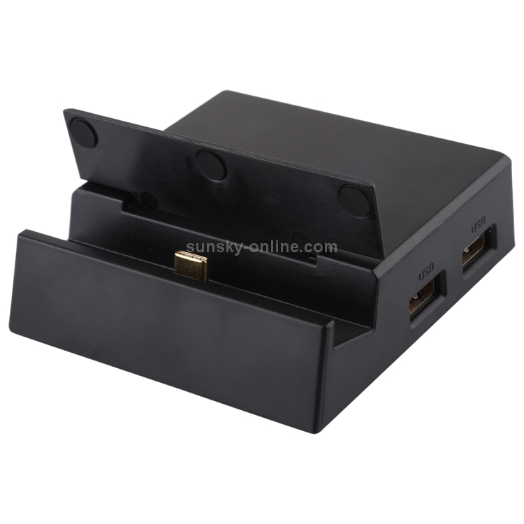 V105 USB-C / Type-C a USB 2.0 x 3 + USB-C / Type-C + HDMI + Puerto de audio + Lector de tarjetas SD / TF Soporte de teléfono multifunción Estación de acoplamiento HUB - 1