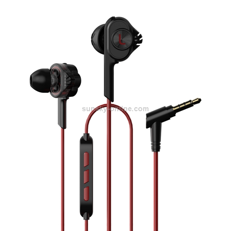 UiiSii T6 Universal Dual Dynamic Drivers HIFI In-Ear Wired Earphone(Red) UiiSii T6 Universal Dual Dynamic Drivers HIFI In-Ear Wired Earphone(Red)