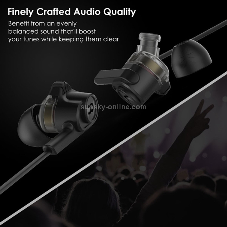 UiiSii T6 Universal Dual Dynamic Drivers HIFI In-Ear Wired Earphone(Red) UiiSii T6 Universal Dual Dynamic Drivers HIFI In-Ear Wired Earphone(Red)