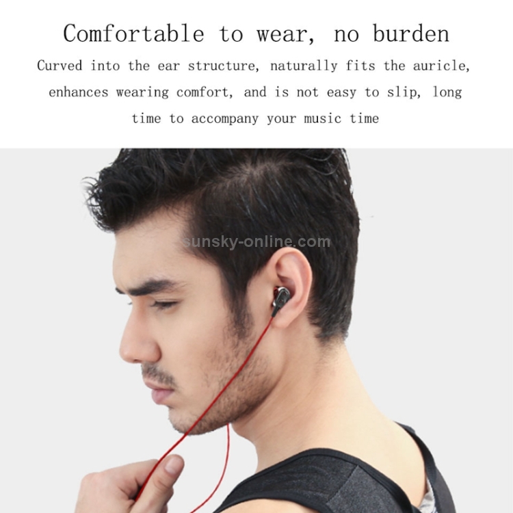 UiiSii DT800 Universal HIFI Double Moving Iron + Double Moving Coil Drivers In-Ear Earphone (Black)