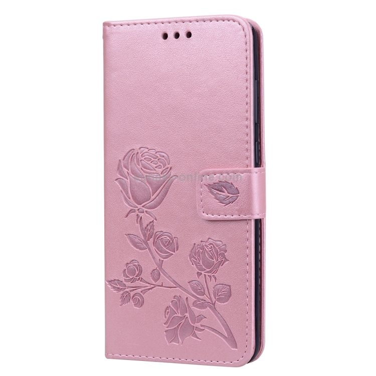 Rose Embossed Horizontal Flip PU Leather Case for Samsung Galaxy A9 (2018) , with Holder & Card Slots & Wallet (Rose Gold) Rose Embossed Horizontal Flip PU Leather Case for Samsung Galaxy A9 (2018) , with Holder & Card Slots & Wallet (Rose Gold)