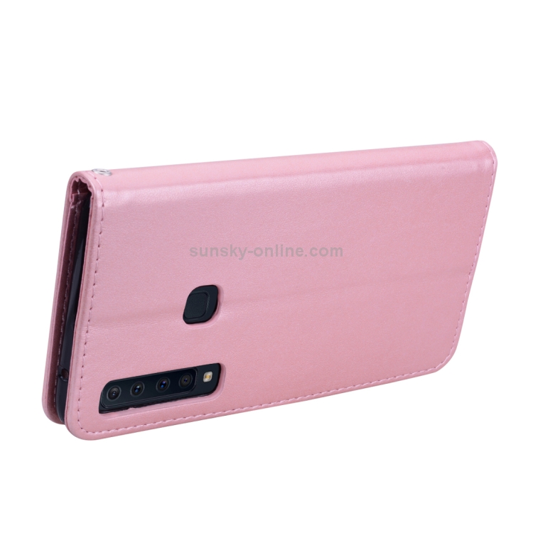 Rose Embossed Horizontal Flip PU Leather Case for Samsung Galaxy A9 (2018) , with Holder & Card Slots & Wallet (Rose Gold) Rose Embossed Horizontal Flip PU Leather Case for Samsung Galaxy A9 (2018) , with Holder & Card Slots & Wallet (Rose Gold)