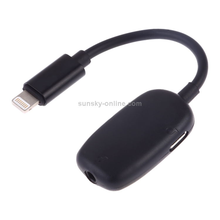 8 Pin to 8 Pin Charging Interface + 8 Pin Earphone Interface + 3.5mm Audio Interface Earphone Adapter(Black) 8 Pin to 8 Pin Charging Interface + 8 Pin Earphone Interface + 3.5mm Audio Interface Earphone Adapter(Black)