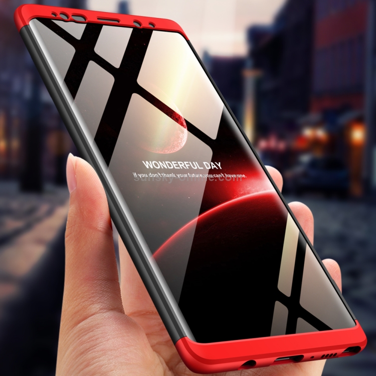 GKK Three Stage Splicing Full Coverage PC Case for Galaxy Note9 (Black+Red) GKK Three Stage Splicing Full Coverage PC Case for Galaxy Note9 (Black+Red)