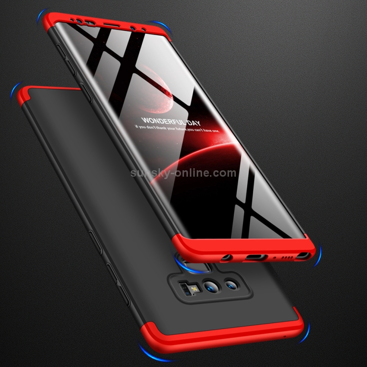 GKK Three Stage Splicing Full Coverage PC Case for Galaxy Note9 (Black+Red) GKK Three Stage Splicing Full Coverage PC Case for Galaxy Note9 (Black+Red)