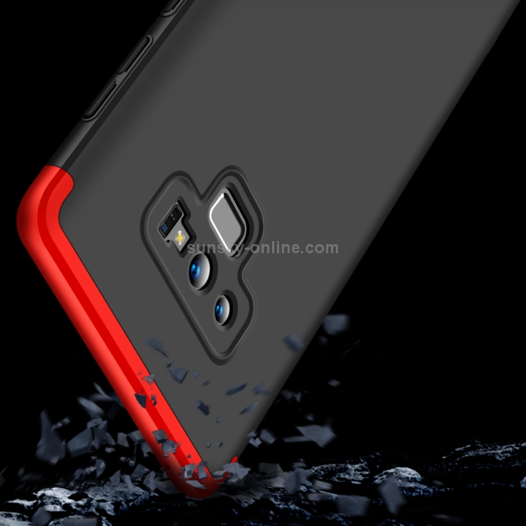 GKK Three Stage Splicing Full Coverage PC Case for Galaxy Note9 (Black+Red) GKK Three Stage Splicing Full Coverage PC Case for Galaxy Note9 (Black+Red)