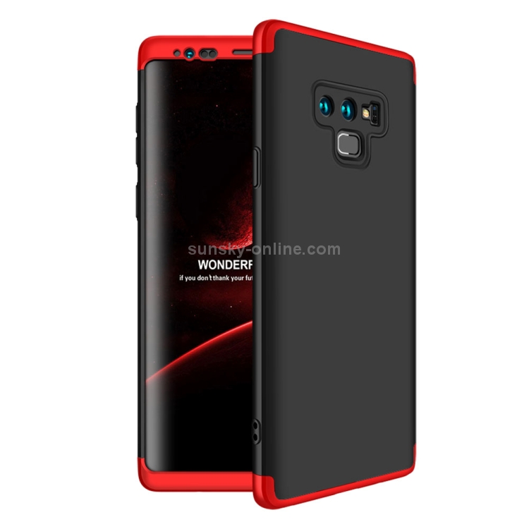 GKK Three Stage Splicing Full Coverage PC Case for Galaxy Note9 (Black+Red) GKK Three Stage Splicing Full Coverage PC Case for Galaxy Note9 (Black+Red)