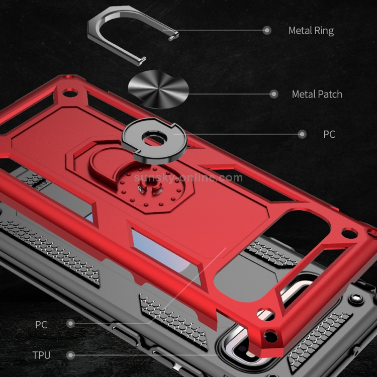 Armor Shockproof TPU + PC Protective Case for Galaxy S10 5G, with 360 Degree Rotation Holder (Black) Armor Shockproof TPU + PC Protective Case for Galaxy S10 5G, with 360 Degree Rotation Holder (Black)
