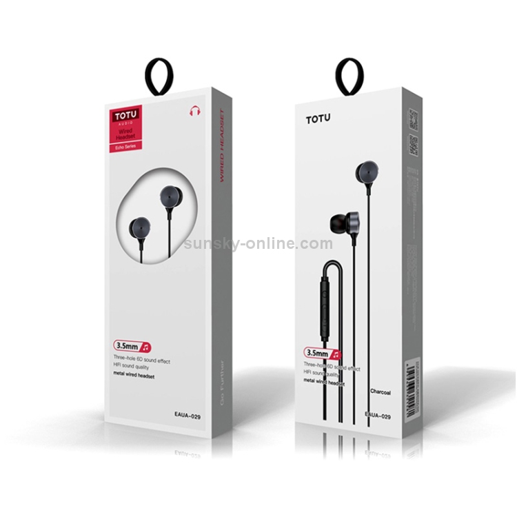 TOTUDESIGN EAUA-029 Echo Series Metal In Ear Wired Earphone TOTUDESIGN EAUA-029 Echo Series Metal In Ear Wired Earphone