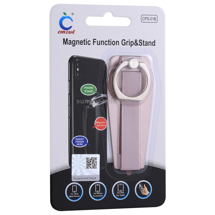 Universal Durable Finger Ring Phone Holder Sling Grip Anti-slip Stand(Rose Gold) Universal Durable Finger Ring Phone Holder Sling Grip Anti-slip Stand(Rose Gold)