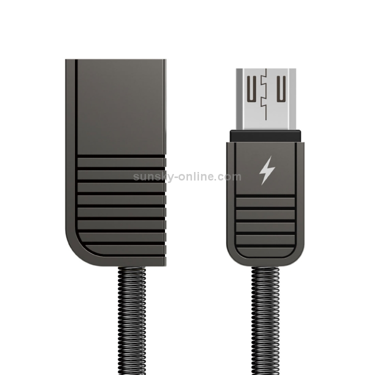 Carga de aleación de Zinc Micro USB Cable cargador sincronización de datos para teléfonos Motorola Moto
