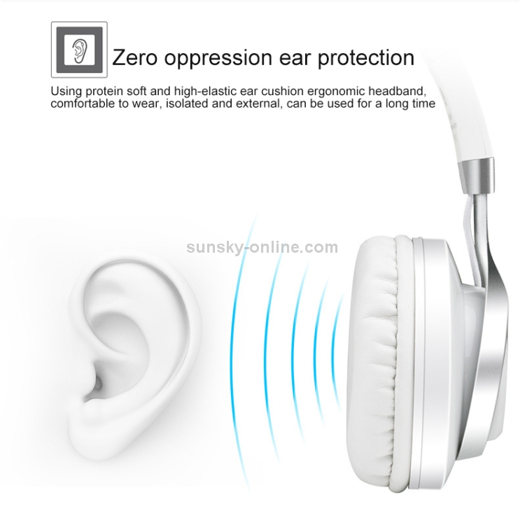 BT-06 Over-Ear Wireless Headphones Adjustable Foldable Bluetooth Headset with Mic(Black Blue) BT-06 Over-Ear Wireless Headphones Adjustable Foldable Bluetooth Headset with Mic(Black Blue)