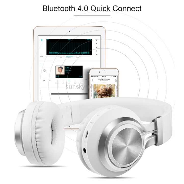 BT-06 Over-Ear Wireless Headphones Adjustable Foldable Bluetooth Headset with Mic(Black Blue) BT-06 Over-Ear Wireless Headphones Adjustable Foldable Bluetooth Headset with Mic(Black Blue)