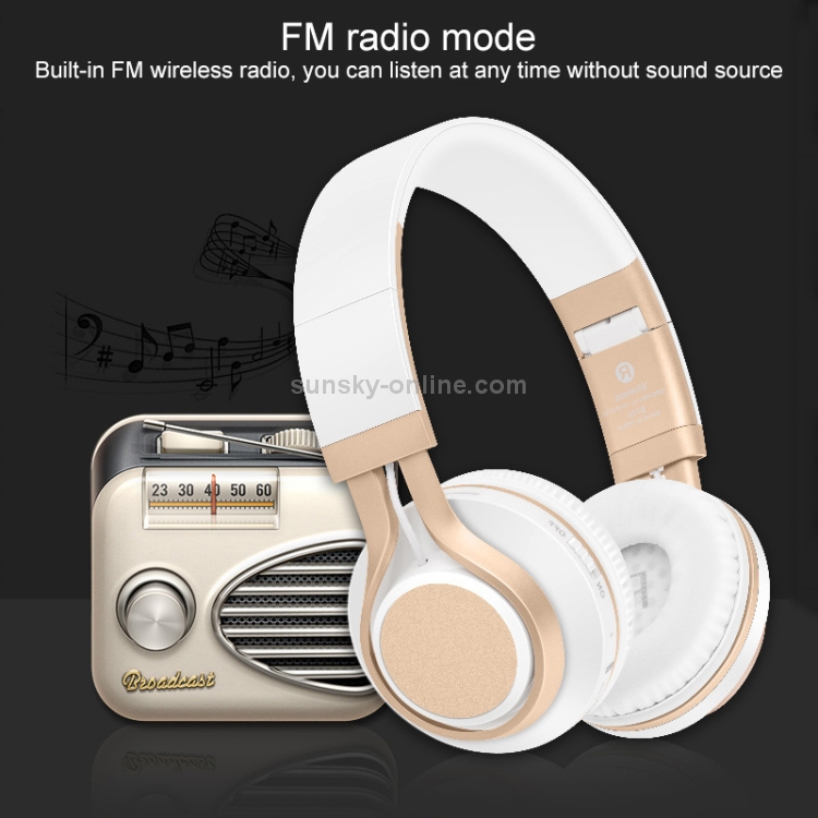 BT-08 Over-Ear Wireless Headphones Adjustable Foldable Bluetooth Headset with Mic(Black Grey) BT-08 Over-Ear Wireless Headphones Adjustable Foldable Bluetooth Headset with Mic(Black Grey)