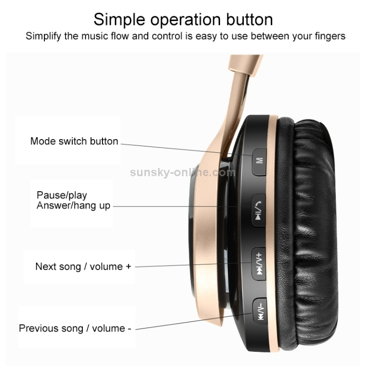 BT-08 Over-Ear Wireless Headphones Adjustable Foldable Bluetooth Headset with Mic(Black Grey) BT-08 Over-Ear Wireless Headphones Adjustable Foldable Bluetooth Headset with Mic(Black Grey)