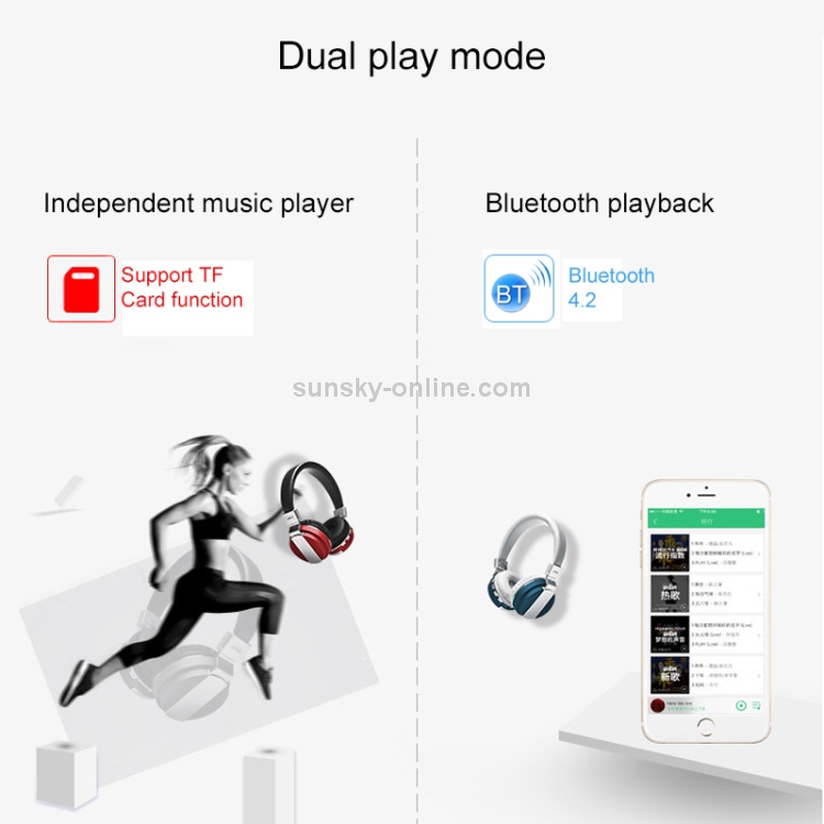2 in1 Bluetooth Wireless Headphones + MP3 function Stereo Heavy Bass Cordless Gaming Music Headset Earphone(Black) 2 in1 Bluetooth Wireless Headphones + MP3 function Stereo Heavy Bass Cordless Gaming Music Headset Earphone(Black)