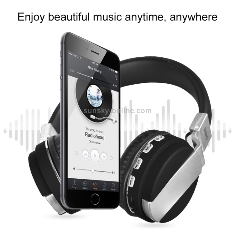 2 in1 Bluetooth Wireless Headphones + MP3 function Stereo Heavy Bass Cordless Gaming Music Headset Earphone(Black) 2 in1 Bluetooth Wireless Headphones + MP3 function Stereo Heavy Bass Cordless Gaming Music Headset Earphone(Black)