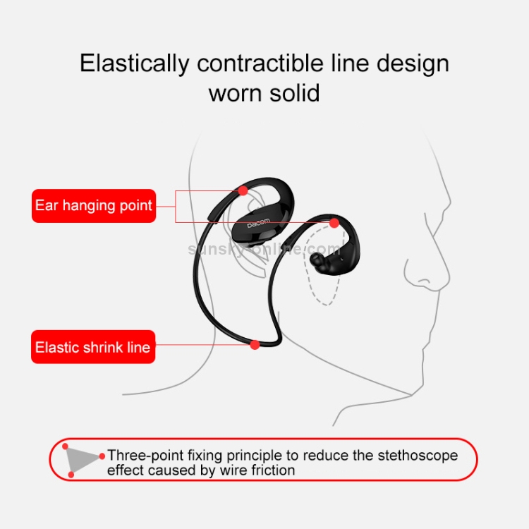 Dacom Athlete Sport Running Bluetooth Earphone Stereo Audio Headset with Mic(Red) Dacom Athlete Sport Running Bluetooth Earphone Stereo Audio Headset with Mic(Red)