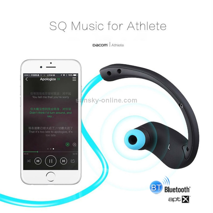 Dacom Athlete Sport Running Bluetooth Earphone Stereo Audio Headset with Mic(Red) Dacom Athlete Sport Running Bluetooth Earphone Stereo Audio Headset with Mic(Red)