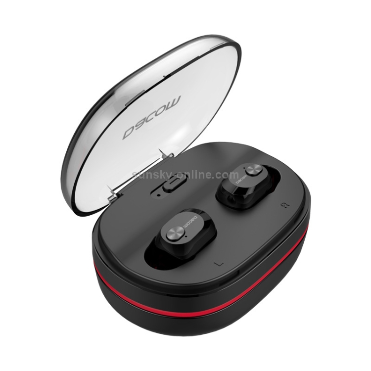 Dacom K6H Mini Stereo Bluetooth Earbuds Buds In-ear Earphone with Charging Box (Black) Dacom K6H Mini Stereo Bluetooth Earbuds Buds In-ear Earphone with Charging Box (Black)