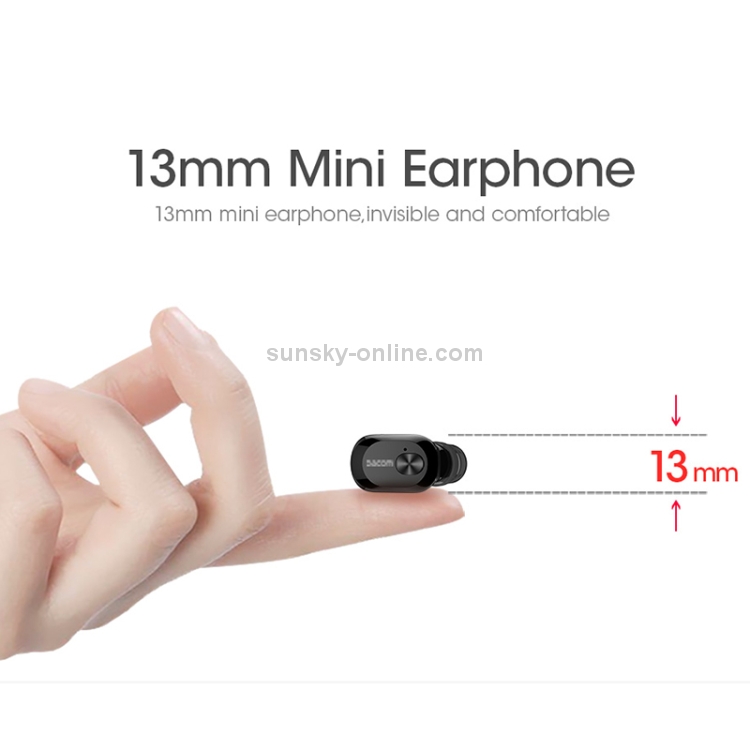 Dacom K6H Mini Stereo Bluetooth Earbuds Buds In-ear Earphone with Charging Box (Black) Dacom K6H Mini Stereo Bluetooth Earbuds Buds In-ear Earphone with Charging Box (Black)
