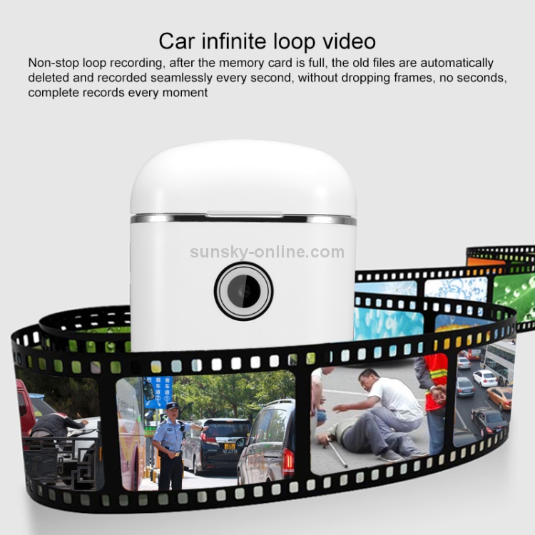 F8 Multi-function Car Driving Recorder Bluetooth Headset Video Recording Box, Capacity : 32GB(Black) F8 Multi-function Car Driving Recorder Bluetooth Headset Video Recording Box, Capacity : 32GB(Black)