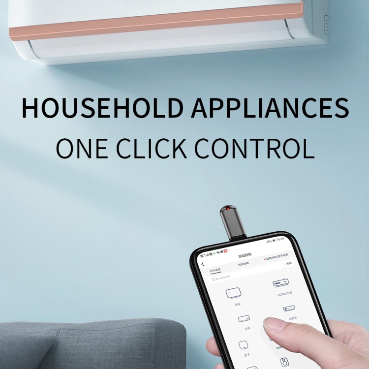 JOYROOM JR-CY278 Micro USB Interface Universal Smart Household Electric Appliances IR Remote Controller for Android Mobile Phones with OTG Function JOYROOM JR-CY278 Micro USB Interface Universal Smart Household Electric Appliances IR Remote Controller for Android Mobile Phones with OTG Function