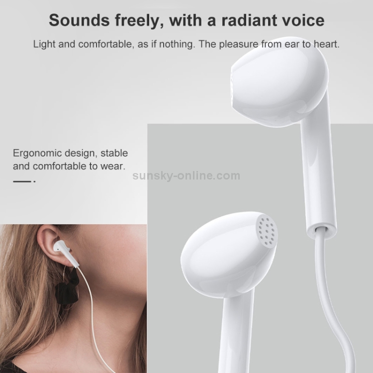 WK YA01 3.5mm In-Ear Wired Earphone, Length: 1.2m WK YA01 3.5mm In-Ear Wired Earphone, Length: 1.2m