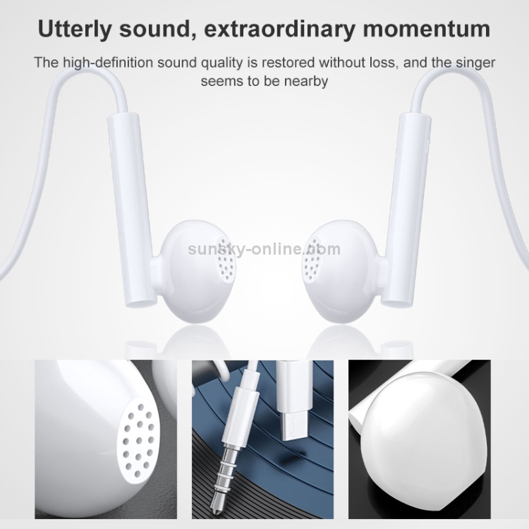 WK YA01 3.5mm In-Ear Wired Earphone, Length: 1.2m WK YA01 3.5mm In-Ear Wired Earphone, Length: 1.2m