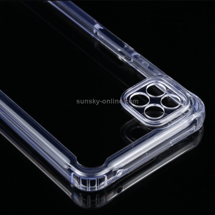 For Samsung Galaxy A22 5G Four-corner Shockproof Transparent TPU + PC Protective Case For Samsung Galaxy A22 5G Four-corner Shockproof Transparent TPU + PC Protective Case