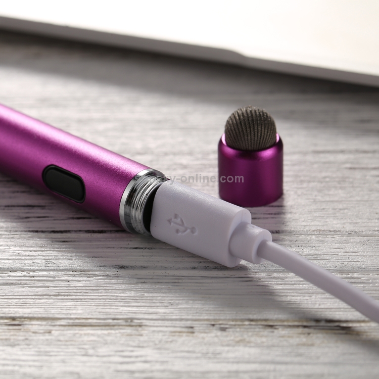 Universal Rechargeable Double Heads Capacitive Touch Screen Stylus Pen with 2.3mm Superfine Metal Nib Universal Rechargeable Double Heads Capacitive Touch Screen Stylus Pen with 2.3mm Superfine Metal Nib