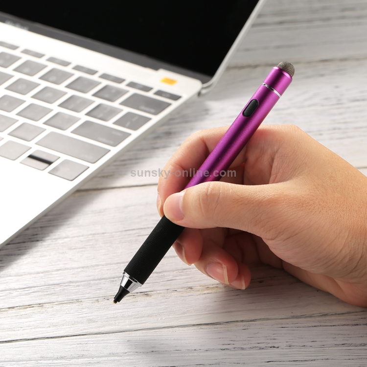 Universal Rechargeable Double Heads Capacitive Touch Screen Stylus Pen with 2.3mm Superfine Metal Nib Universal Rechargeable Double Heads Capacitive Touch Screen Stylus Pen with 2.3mm Superfine Metal Nib