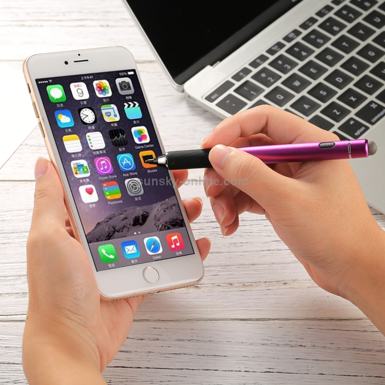 Universal Rechargeable Double Heads Capacitive Touch Screen Stylus Pen with 2.3mm Superfine Metal Nib Universal Rechargeable Double Heads Capacitive Touch Screen Stylus Pen with 2.3mm Superfine Metal Nib