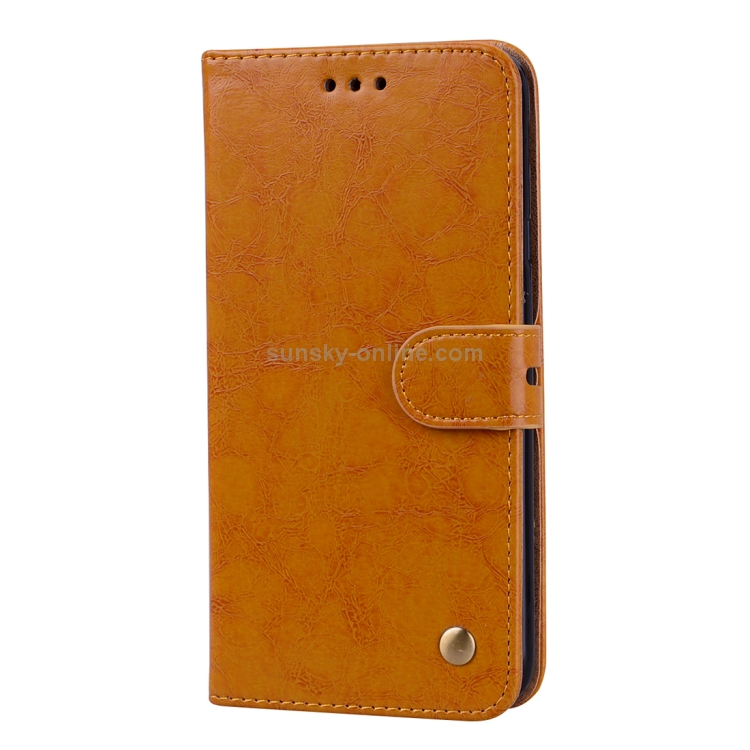 Business Style Oil Wax Texture Horizontal Flip Leather Case for Galaxy J4 (EU Version) (2018), with Holder & Card Slots & Wallet (Brown) Business Style Oil Wax Texture Horizontal Flip Leather Case for Galaxy J4 (EU Version) (2018), with Holder & Card Slots & Wallet (Brown)
