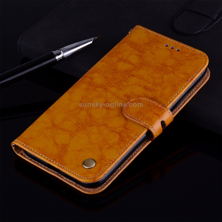 Business Style Oil Wax Texture Horizontal Flip Leather Case for Galaxy J4 (EU Version) (2018), with Holder & Card Slots & Wallet (Brown) Business Style Oil Wax Texture Horizontal Flip Leather Case for Galaxy J4 (EU Version) (2018), with Holder & Card Slots & Wallet (Brown)