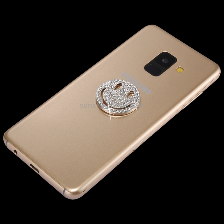 Metal Diamonds Phone Smiling Face Stick Metal Diamonds Phone Smiling Face Stick