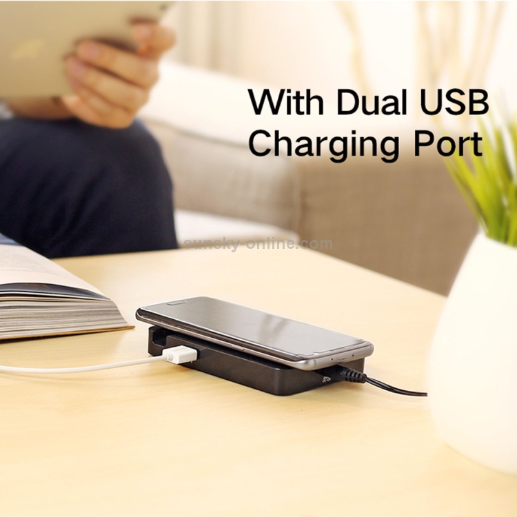 Ugreen 12V/2A QI Standard Wireless Charger with Dual USB Ports Ugreen 12V/2A QI Standard Wireless Charger with Dual USB Ports