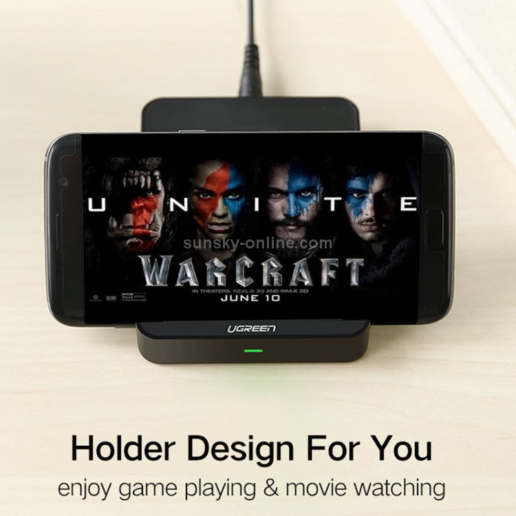 Ugreen 12V/2A QI Standard Wireless Charger with Dual USB Ports Ugreen 12V/2A QI Standard Wireless Charger with Dual USB Ports