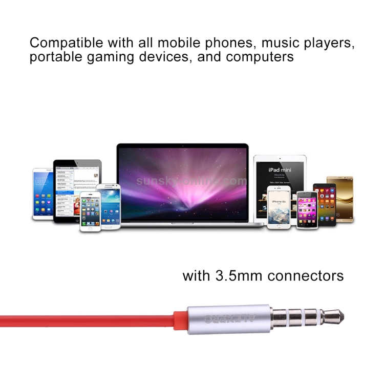ALEXPRO E110i 1.2m In-Ear Bass Stereo Wired Control Earphones with Mic ALEXPRO E110i 1.2m In-Ear Bass Stereo Wired Control Earphones with Mic