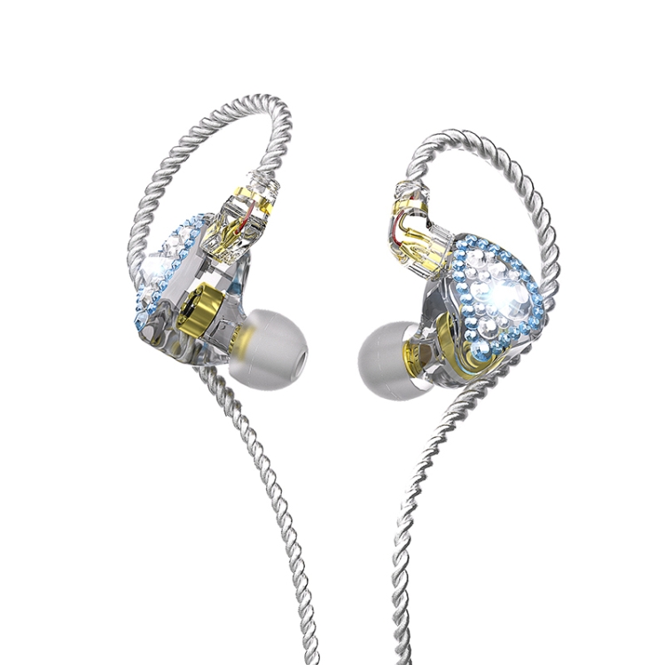 CVJ Liuli 3.5mm In-ear Wired Headset with Microphone, Length 1.25m (Blue) CVJ Liuli 3.5mm In-ear Wired Headset with Microphone, Length 1.25m (Blue)