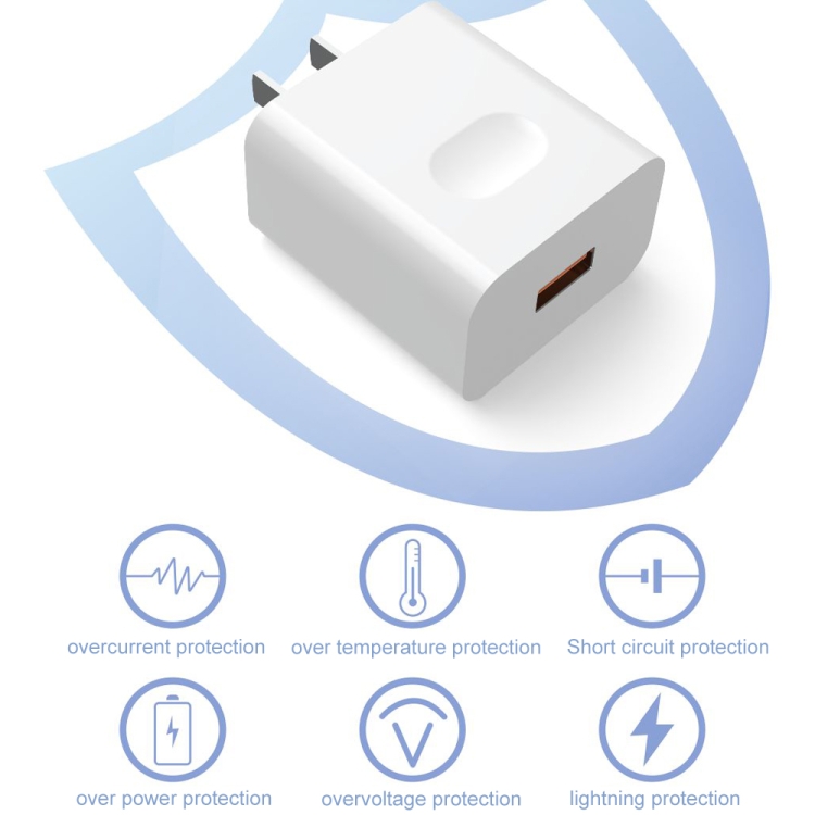 Great Wall GA1-18A 18W USB Super Fast Charging Charger, Plug Type: CN Plug Great Wall GA1-18A 18W USB Super Fast Charging Charger, Plug Type: CN Plug