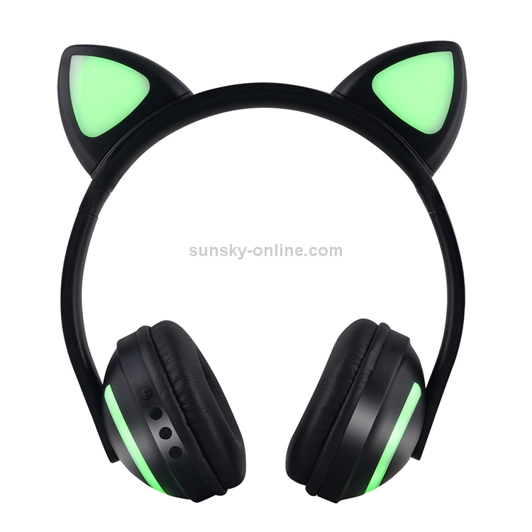 CYKE Glowing Cat Ear Stereo Bluetooth V4.2 + EDR Headphone Gaming Headset with LED Light
