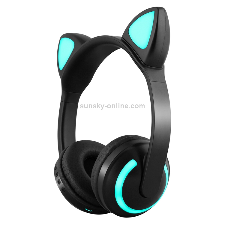 CYKE Glowing Cat Ear Stereo Bluetooth V4.2 + EDR Headphone Gaming Headset with LED Light