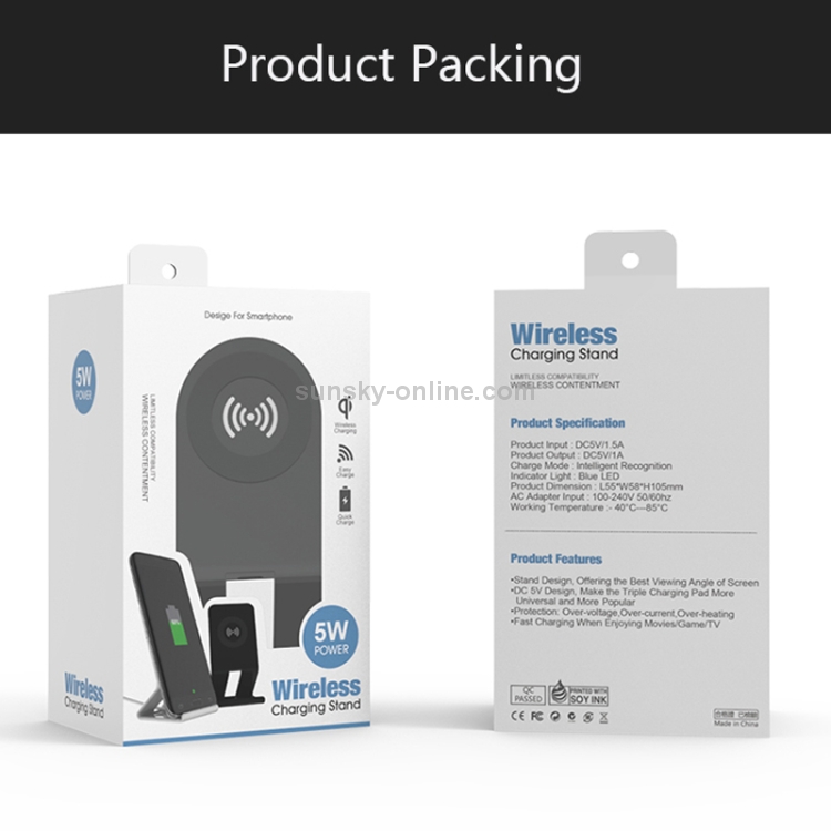 Intelligent Portable Vertical Design Qi Standard Wireless Charging Stand with LED Breathing Lamp Intelligent Portable Vertical Design Qi Standard Wireless Charging Stand with LED Breathing Lamp