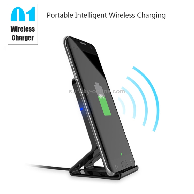 Intelligent Portable Vertical Design Qi Standard Wireless Charging Stand with LED Breathing Lamp Intelligent Portable Vertical Design Qi Standard Wireless Charging Stand with LED Breathing Lamp
