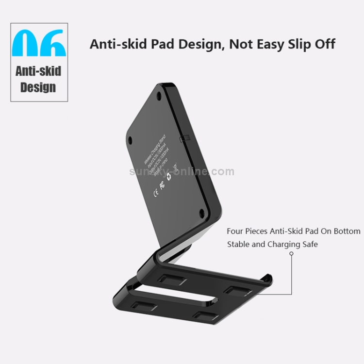 Intelligent Portable Vertical Design Qi Standard Wireless Charging Stand with LED Breathing Lamp Intelligent Portable Vertical Design Qi Standard Wireless Charging Stand with LED Breathing Lamp