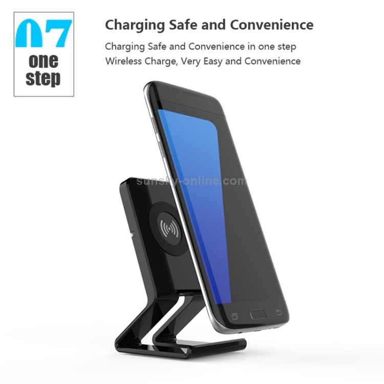 Intelligent Portable Vertical Design Qi Standard Wireless Charging Stand with LED Breathing Lamp Intelligent Portable Vertical Design Qi Standard Wireless Charging Stand with LED Breathing Lamp