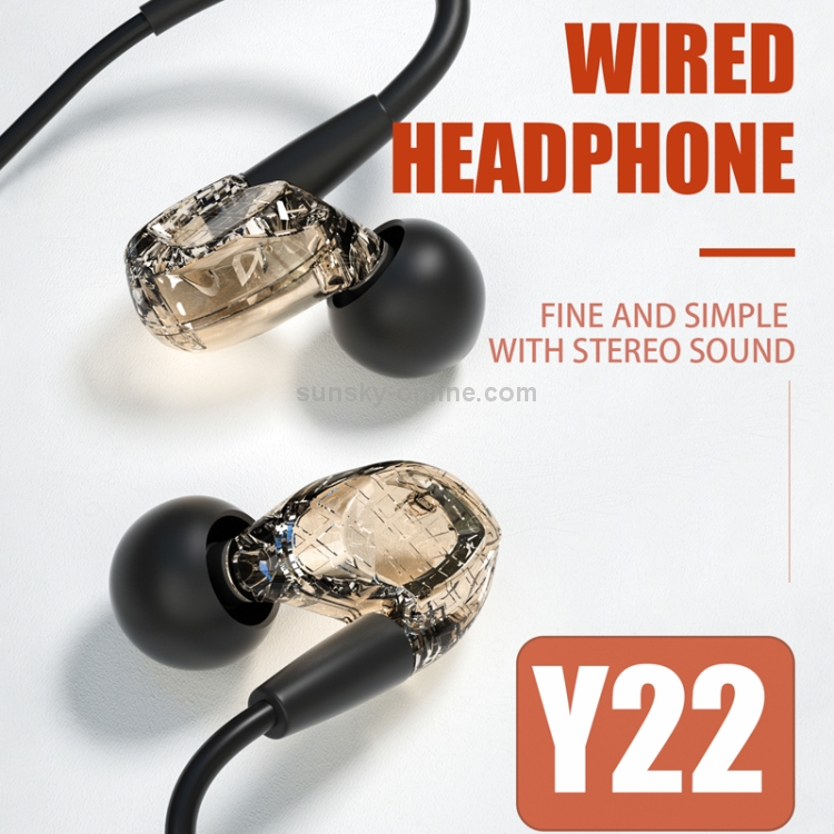 WK Y22 3.5mm In-Ear Wired Earphone(Black) WK Y22 3.5mm In-Ear Wired Earphone(Black)