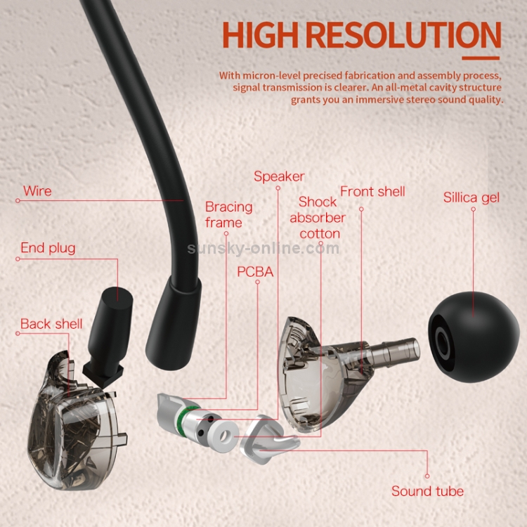 WK Y22 3.5mm In-Ear Wired Earphone(Black) WK Y22 3.5mm In-Ear Wired Earphone(Black)