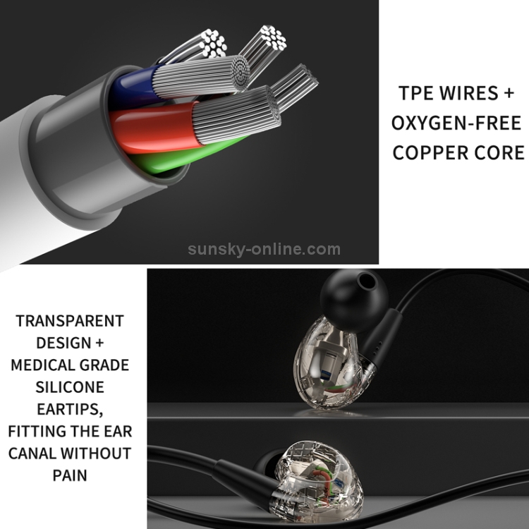WK Y22 3.5mm In-Ear Wired Earphone(Black) WK Y22 3.5mm In-Ear Wired Earphone(Black)